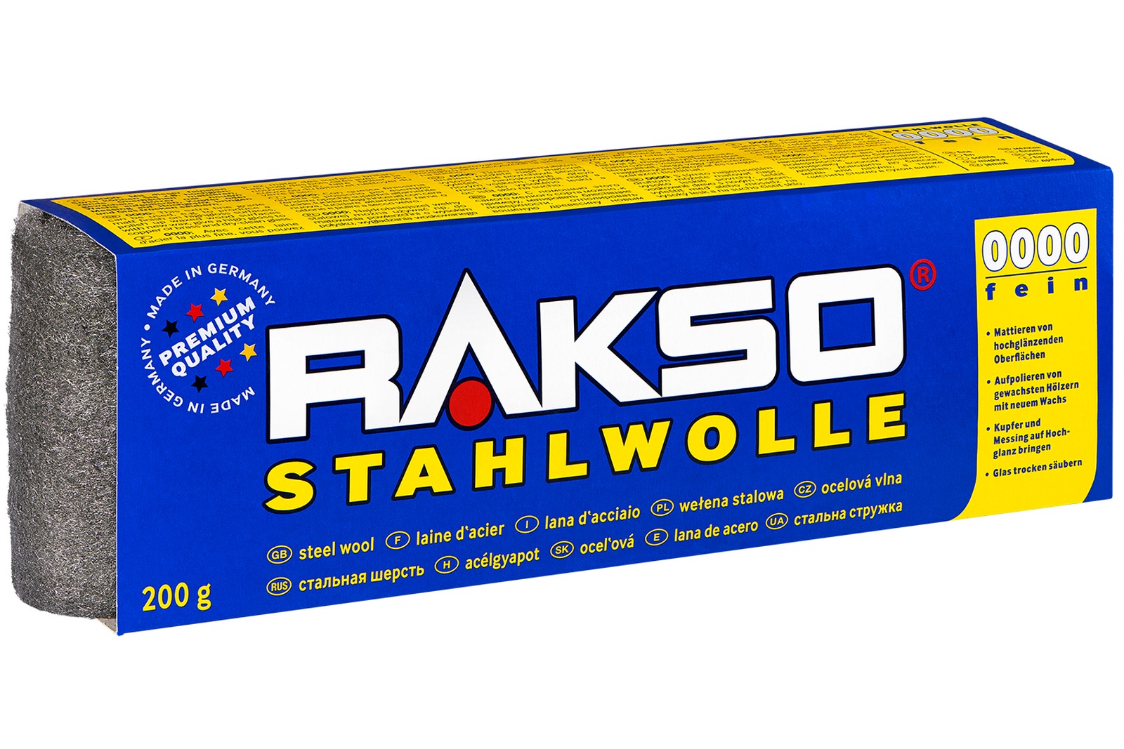 RAKSO Stahlwolle 200g RAKSO Stahlwolle 200g