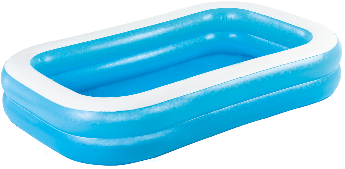 Bestway® Family Pool 262 x 175 x 51 cm, hellblau, eckig